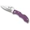 Spyderco 2024 Spyderco Ladybug 3 Lightweight Purple Plain SPY-LPRP3 - alternate 3